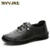 Casual Shoes Spring Monther Manual Thick-soled College Style Loafers Genuine Leather Fashion Women