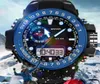 Montre-bracelets Military Watch Threepin Double affichage Cold Cold Light Personnalité antioutdoor Sports Electronic Mens Digital Wat4232231