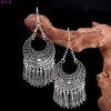 Boucles d'oreilles Bocai S925 Tassel à oreille en argent sterling