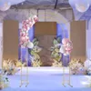 7.2ft Metal Wedding Arch Balloon Arch Backdrop Arch Stand for Wedding Birthday Garden Yard Indoor Outdoor Party Decoration 240322