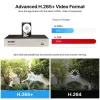 Définit le système de caméra de sécurité Zosi 8CH 1080p H.265 + 8CH 5MP Lite HD CCTV DVR Recorder 8PCS 2MP CAMERA DE SURVEILLANCE DE DOME INDOOR / OUTDOOR