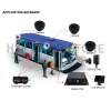 Enregistreur HD 1080p HDD 4CH 4G GPS WiFi MDVR Kit SD Carte DVR Camera System pour véhicule Bus de camion de véhicule