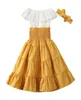 Vestidos de filha Vestido casual Família com roupas de combinação mãe e filha4272592