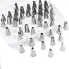 Baking Tools 52pcs/set Cake Decorating Tips Set With Storage Box Piping Nozzles Pastry Accessories Decoration