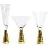 Weingläser Jinyoujia-Cocktail Glass Cup Rose Gold Hochzeit Champagner Cups Creative Goblet Getränksbar Tool