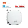 Kleidung Tuya Smart Life Gas CO Leck Alarm Kohlenmonoxid Detektor WiFi CH4 Methan Brennbares Leckage Kohle