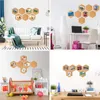 Cork Home Square Round Picture Home Decoratie als een fotowand Bulletin Board Berichtbord Vloer Decoratie