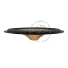 Tillbehör 2st 8 "tum högtalare gummi kant drup pp cone bassäng vibrerande membran woofer reparation ersättning od195mm/7.68" id30mm/1.18 "