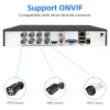 Kaydedici Hineeu 4ch 8CH 16CH 1080P 5 W 1 DVR WideoreJestrator Dla Kamera Ahd Anawa Kamera IP P2P NVR Sistemi CCTV DVR H.264 VGA HDMI