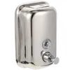 Liquid Soap Dispenser Stainless Steel Shower Wall Water Bathroom Shampoo