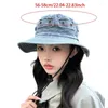 Basker nödställda fiskare hatt för kvinnor hink sol skyddande mode kvinnlig fiske andas rese sport