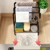 Kitchen Storage Dish Rack Spice Household Countertop Wall Hanging Artifact Dishcloth Shelf Towel Drain Desktop Hual-Use
