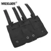 Tassen Tactical Modular Triple Open Top Magazine Molle Pouch Airsoft Military Paintball Gear Vest Accessoire Pack voor G36