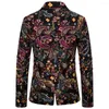 Abiti da uomo 2024 Giacca in lino in cotone primaverile giacca casual cappotto stampa blazer cadono top traspiranti m-4xl