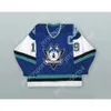 Gdsir Custom Blue Joe Sakic Quebec Nordiques Hockey Jersey Новый топ ED S-M-L-XL-XXL-3XL-4XL-5XL-6XL