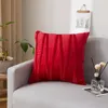 Kussentechnologie 3d kas fluweel borduurwerkstreeplijnomslag voor woonkamer slaapkamer decoratie sofa 45/50 cm