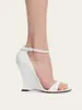 Dress Shoes Super Heel Solid Color Sandals Spring Fashionable Wedge Open Toe Runway Roman