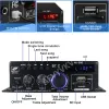 アンプHIFIサウンドアンプ2.0チャンネルBluetooth Amp Home Digital Audio DC 12V3A AK380/AK370/AK280/AK270/AK170 CAR BASS TREBL