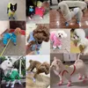 Appareils pour chiens 4 pièces / Ensemble de silicone Anti Slip Pet Rain Chaussures portables Puppy imperméable et durable Universal pour les saisons