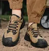 Lässige Schuhe Kuh Leder Sneaker Klettern Männer Schnürung im Freien im Freien gehandelt