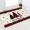 Mattor Santa's Bedroom Hallway Crystal Velvet Carpet Entry Door Non-Slip Mat Absorbent Doormat