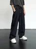 Men Hiphop Diffusion de jeans en détresse Pantalon Ripped Patchwork Denim Male surdimensionné surdimensionné Casual Streetwear Ligners Ligners 240402