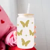 Window Stickers 3D UV DTF Transfers 16oz Cup Wraps Butterfly Bee Insects Animal Printed For DIY Glass Ceramic Metal Leather Etc. D4702