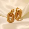Brincos dangledings exagerados cor de corrente de cor de ouro exagerado para mulheres punk hip hop em forma de uva huggie jóias de fivela de ouvido