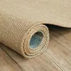 Carpets Hand Csewn Edge Sisal Jute Carpet Living Room Room Bedroom Terbase Tatami Mat entièrement recouvert de Simple Ins Japanese Floor