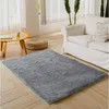 Alfombras CHAG Alfombra de área gris claro 3 'x 5' Alfombras suaves y esponjosas para mantas de sala de estar tejido de lanzar brillante