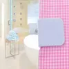 Douchegordijnen 6 pc's gordijn fixing clip voering clips badkamer witte splashbestendige rubberen muur