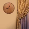 壁時計アラビア数字木製時計家の装飾番号農家スタイル静かなスイープクォーツエスキヴァキットデュバルサーチ