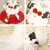 Vêtements pour chiens robe d'hiver traditionnelle Thermal Pippy Pet Vêtements pour l'année de Noël Fille de Noël Costumes chauds accessoires