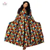 Настройка Bintarealwax Женщины Специальное африканское платье с стройной подготовкой Традиционное сексуальное элегантное женщина для вечеринки Ankara Wy2699 240401