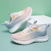 Casual Shoes Fashion Lightweight Running For Women's Women's Designer Mesh Sneakers Lace-up Female Outdoor Sports Tennis