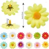 Fiori decorativi 100pcs Mini Arificial Daisy Fagro Fagro Casa DECILI DEL BAGNI PARTIZIONE CHRYSANTHEMUM FORNITÀ AGRIMPIO