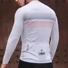 Autumn Mens Cycling Jersey Long Sleeves Slim Fit Road Bike Bicycle Shirt Clothing Mesh Reflective Full Zipper with Pockets 240328