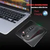 Batterier Orzerhome laddningsbar trådlös mus OneClick Desktop Silent Gaming Mouse Justerbar 3600DPI Färgglada bakgrundsbelysningsdatormöss