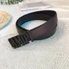 Designer belt Luxury brand Letter buckle Belt Men and Women Fashion Silver Buckle Belt Classic office belt Gift width 38mm-4
