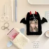 Frames Plush Picture ID Card Set 3 Inch Cute Animal Campus Meal Small Po Portable Pendant