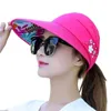 Chapeaux à bord large femelle femelle pliable bonnet de soleil anti-ultraviolet décontracté de soleil extérieur pour ami vos voisins de famille cadeau