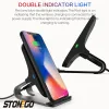Chargers Stonego Wireless Charger Holder, 10/7.5/5W Qi Fast Wireless Charging Pad Quick Charge Wireless Charger Dock w/Typec Cable