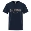 T-shirts masculins établis 1982 Californie T-shirt United States T-shirt Men surdimension Coton Tshirt Breathable Loose Owck Shirts Hip Hop Tees 2445