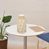 Vasi 1pc Rattan Woven Vase Vase idroponics Chic Home Decor