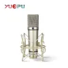 Microphones Yuepu Metal Shell Enregistrement capacitif Microphone pour ordinateur portable Windows Cardiod Studio Vocal Music Link Sound Cards ou Mixers