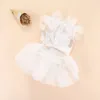 Robe de mariée de vêtements pour chiens Tutu Summer Pet Clothing Yorkshire terrier pomeranian shih tzu maltais caniche bichon schnauzer vêtements