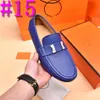 40model echte lederen mannen Casual schoenen luxe merk zachte heren designer loafers mocassins ademende slip op zwarte rijschoenen plus maat 38-46