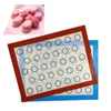 Baking Tools 1Pcs Food Grade Silicone Macarons Mat Size 30 40cm Circle Can Be Customized Macaron Non-Stick