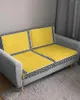 Stoelbedekkingen Geel geometrisch patroon Sofa stoel kussenafdek meubels beschermer stretch wasbare afneembare elastische slipcovers