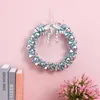 Decorative Flowers Small Bell Christmas Wreath Artificiales Para Door Hangers Metal